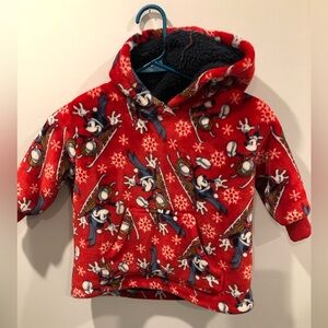 Disney Mickey Sledding Sherpa Sweatshirt